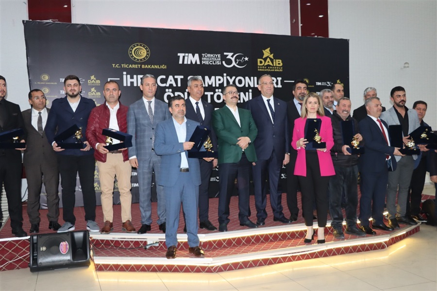 Bölge Müdür Vekilimiz Sayın Metin GÜRBÜZ, Iğdır ilinde düzenlenen İhracat Şampiyonları Ödül törenine katıldı.